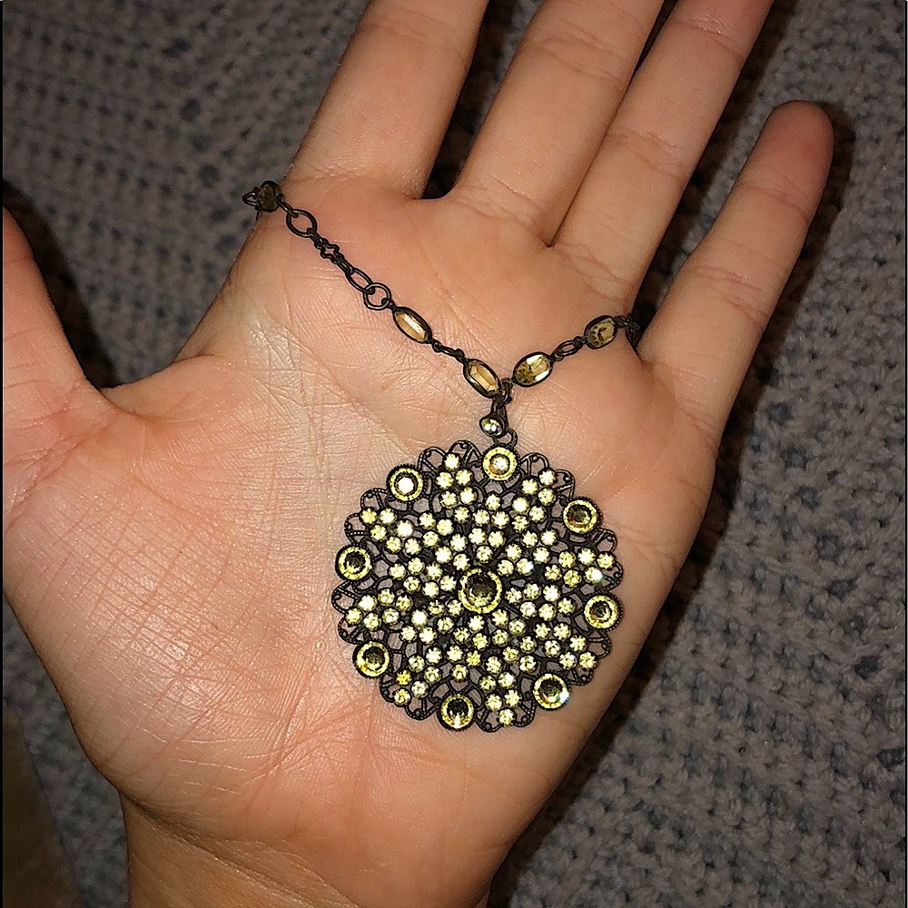 Sorrelli Authentic Crystal “Lemon Drop” Necklace